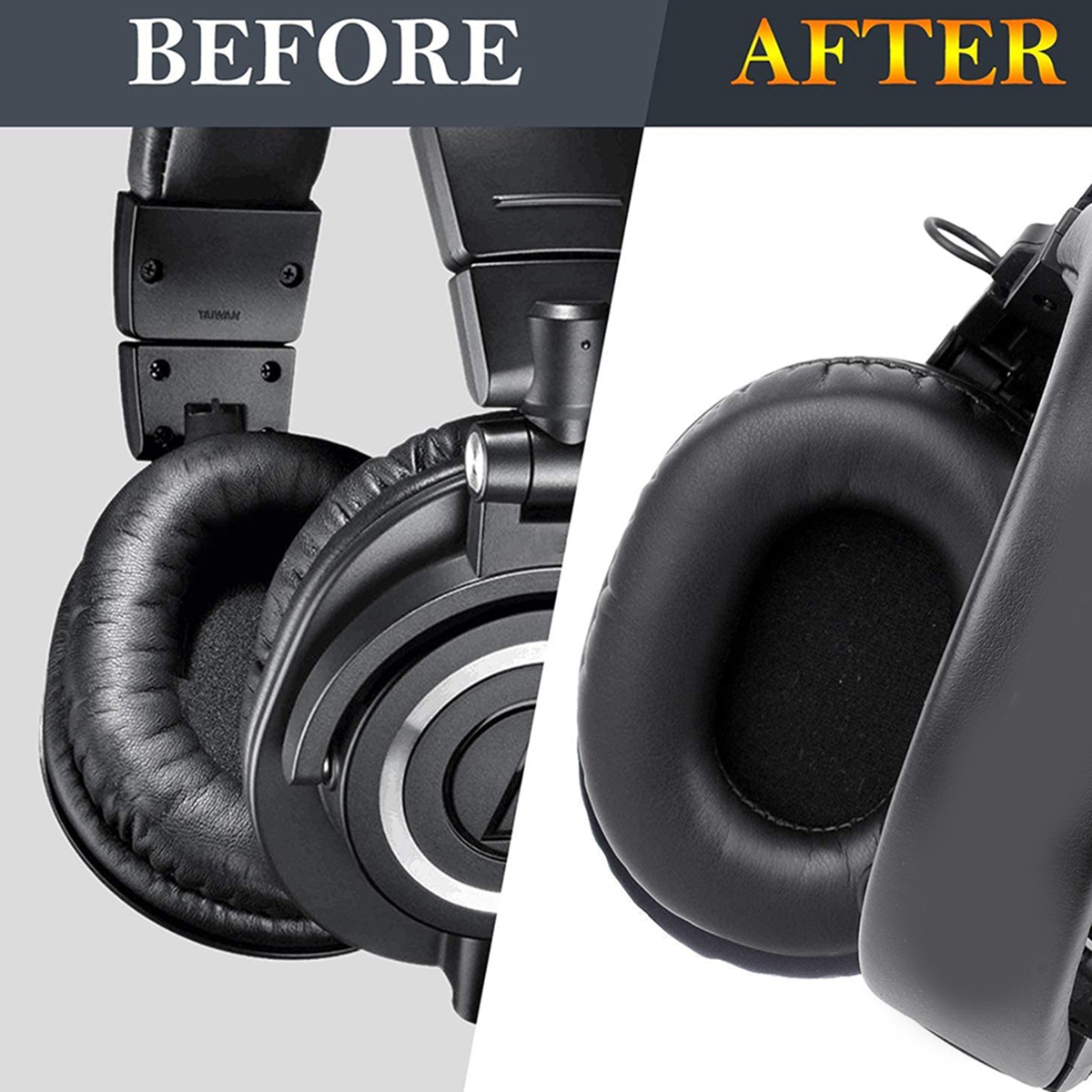 Audio Technica Headphone Ath-M20X - Сменные амбушюры AED6-M50X, совместимые с наушниками