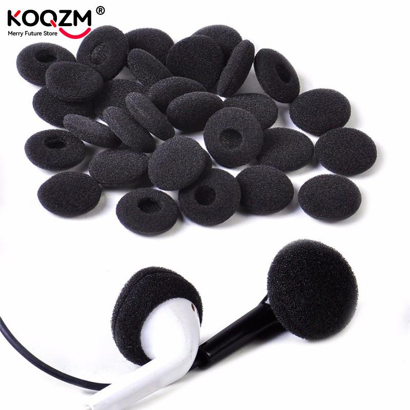 Earphone Foam Tip - 30 шт. губчатые Чехлы черные мягкие