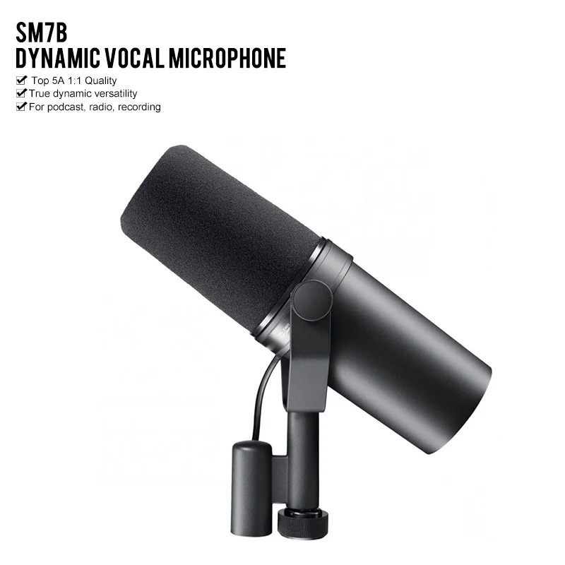 Микрофон Shure SM7B, динамичес – обзор и цена Shure Mic Sm7B