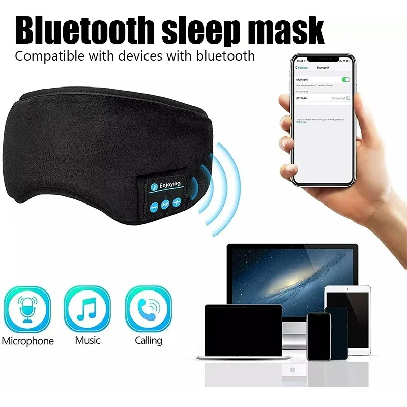 3D-маска для глаз с Bluetooth- – обзор и цена Bluetooth Headset On Ear