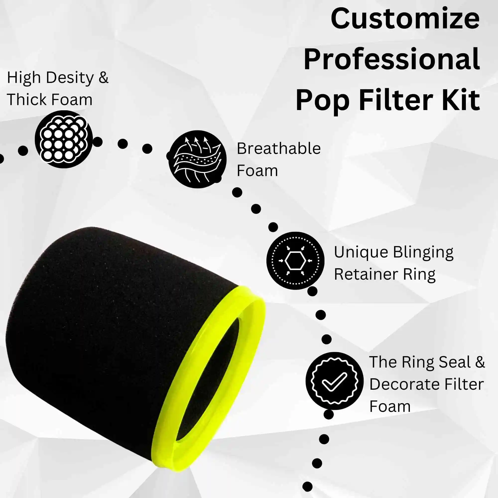Сменный поролоновый ветрозащит – обзор и цена Shure Mic Mv7