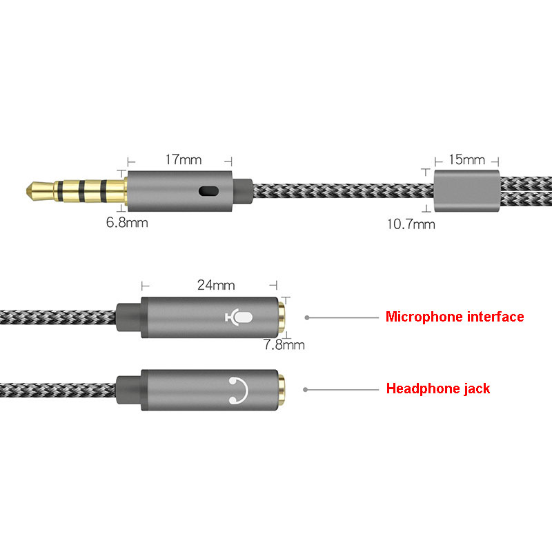 3,5 мм аудио сплиттер Y-разъем – обзор и цена Audio Splitter Y