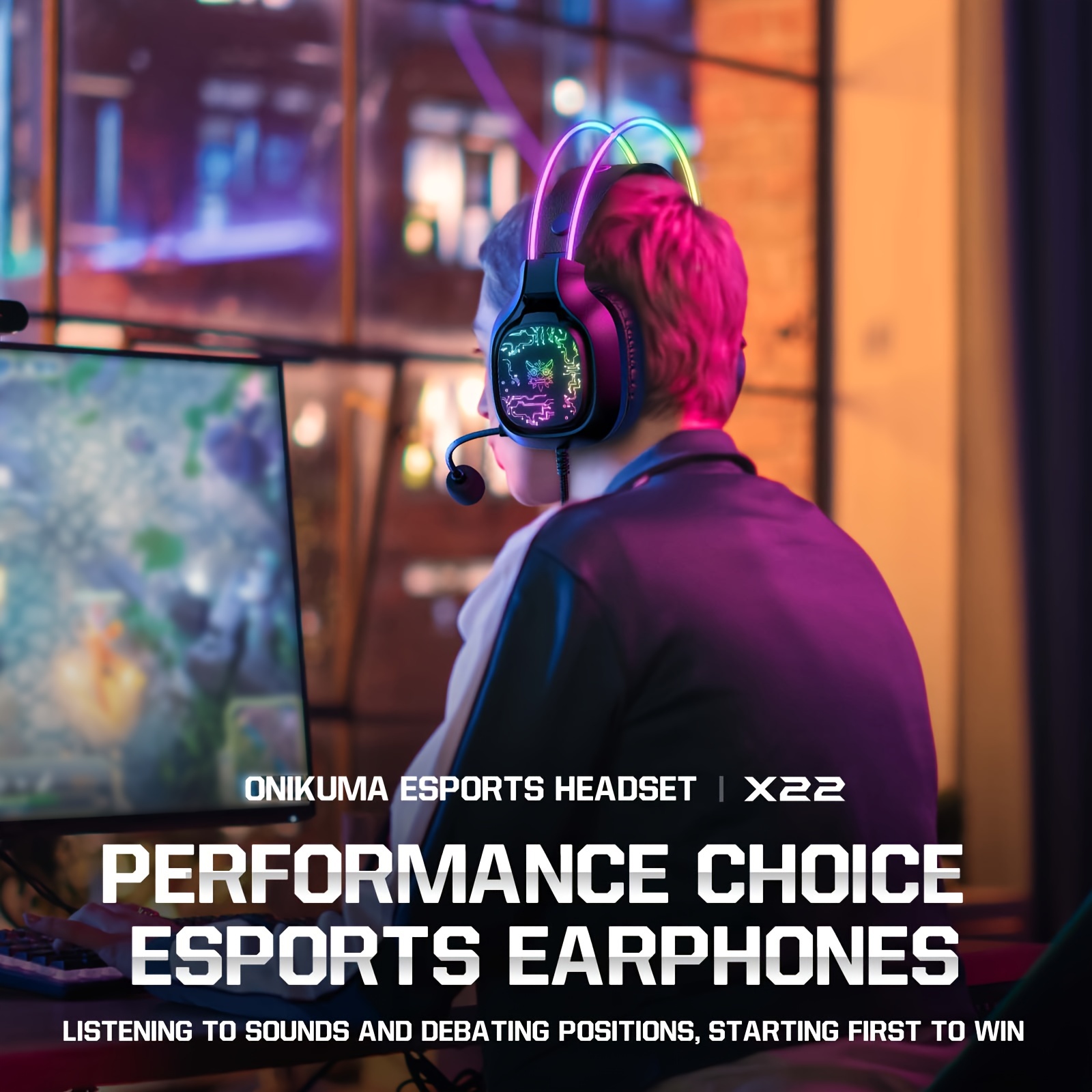 Игровая гарнитура ONIKUMA X22, – обзор и цена Gaming Headset Rgb