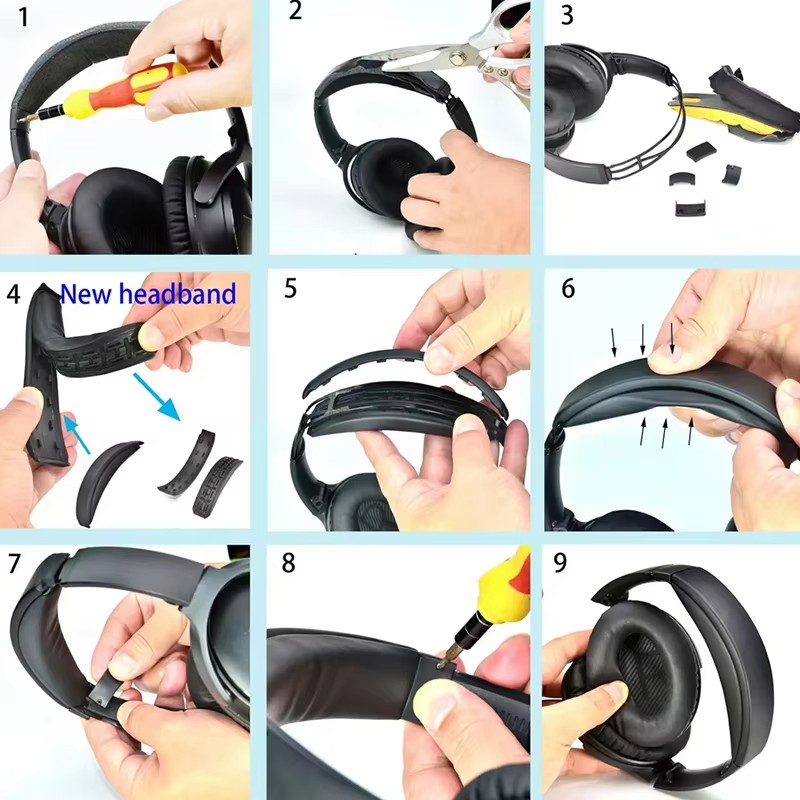 Съемная повязка на голову для  – обзор и цена Bose Headphone Qc45