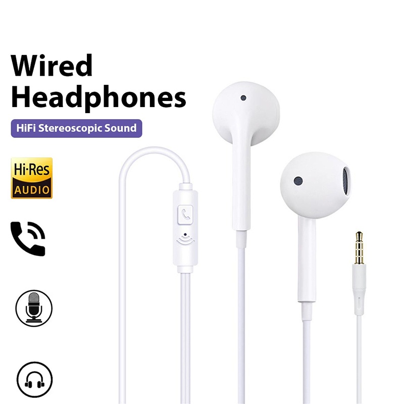 Проводные наушники-вкладыши 3, – обзор и цена Wired Earphone Mic