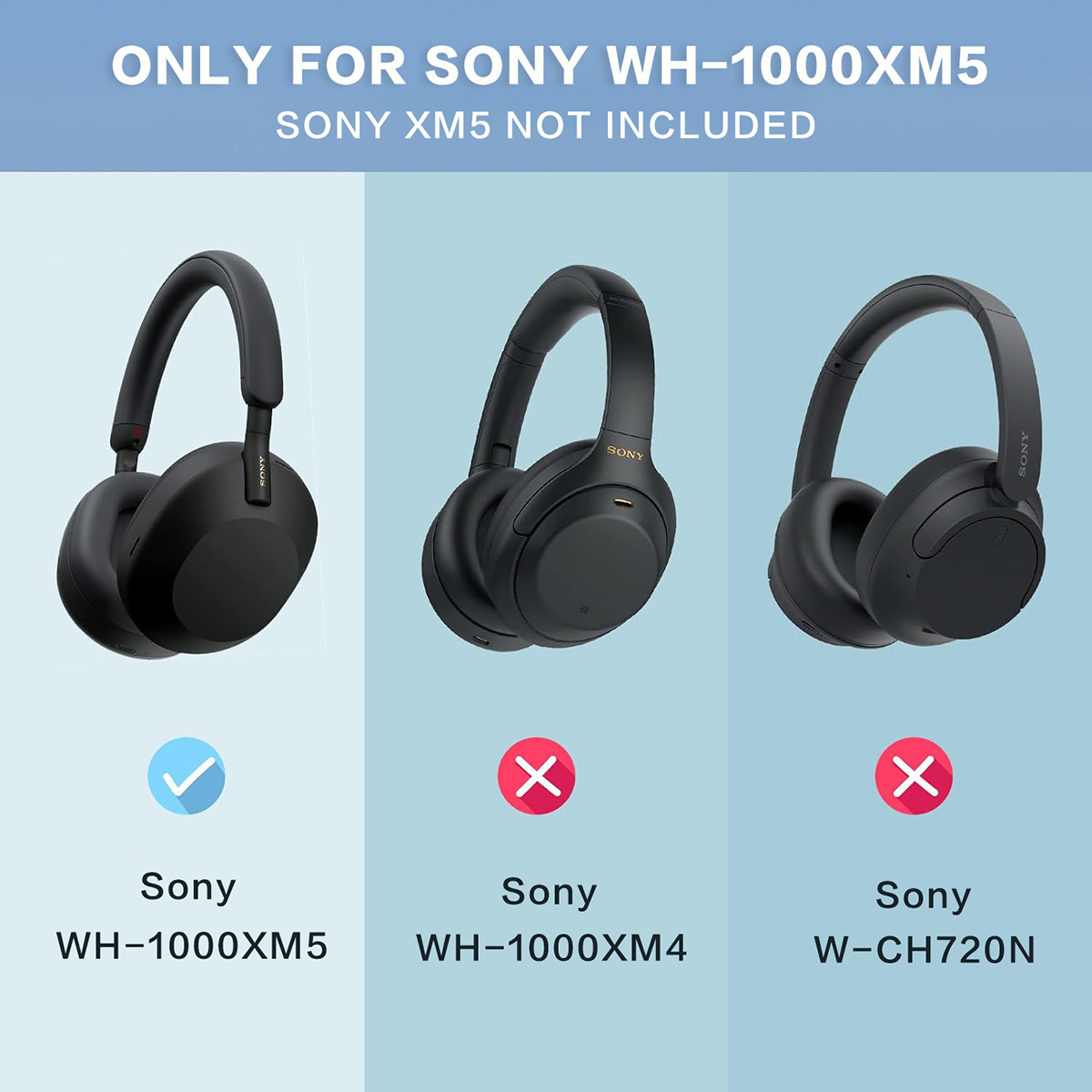 Для Sony WH-1000XM5 силиконовы – обзор и цена Sony Headphone Wh-1000Xm5