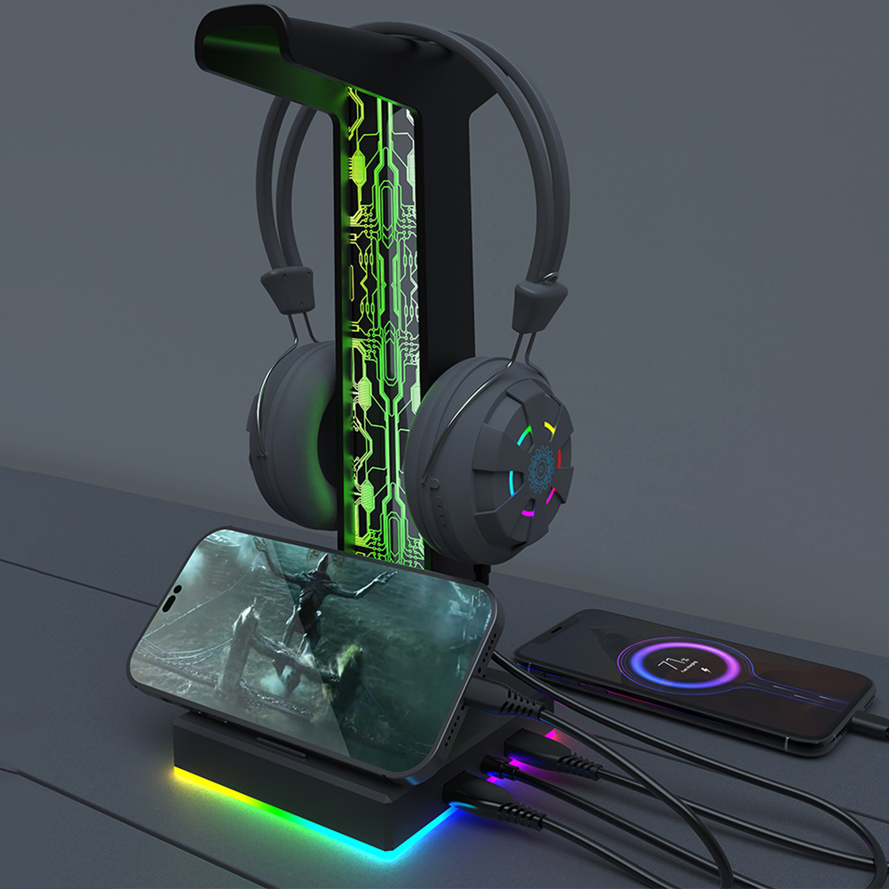 Подставка для игровых наушнико – обзор и цена Gaming Headset Rgb